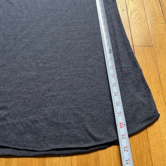 Chaser Size M Sailboat Blue Flutter Sleeve Hi Low Shirttail Shift Mini Dress NWT - Picture 5 of 13